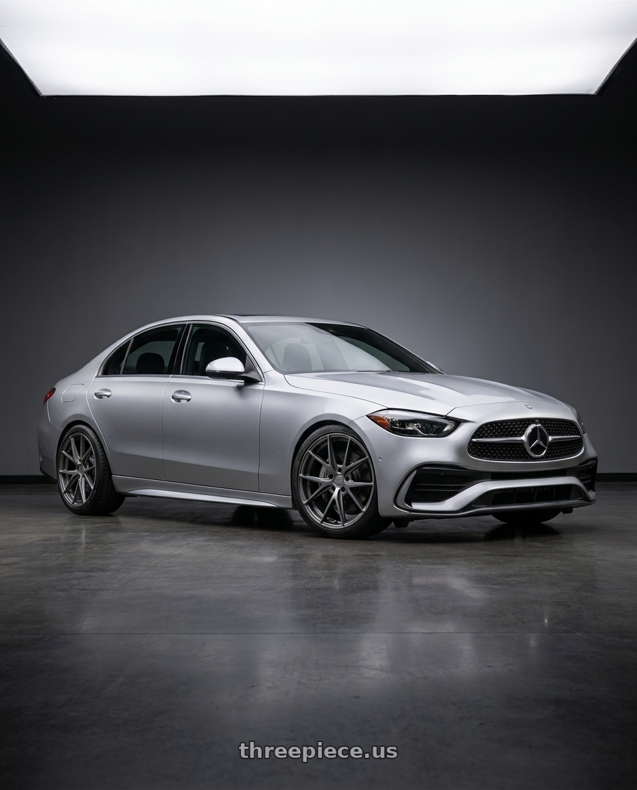 2022 Mercedes-Benz C-Class W206 with Niche 1PC M116 MISANO 5X112 19X9.5 +50 MATTE GUN METAL wheels