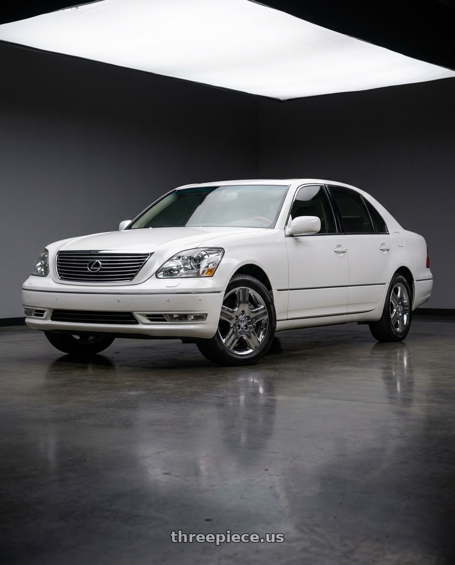 2004 Lexus LS430 Base with OE Wheels LX19 5x114.3 18x8+35 Chrome wheels