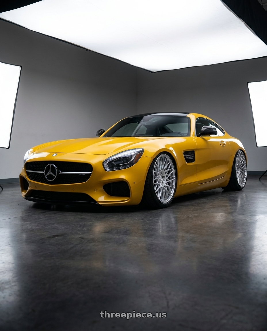 2019 Mercedes-Benz AMG GT with Avant Garde Wheels M540 5X112 20x10 +25 Silver Machined wheels