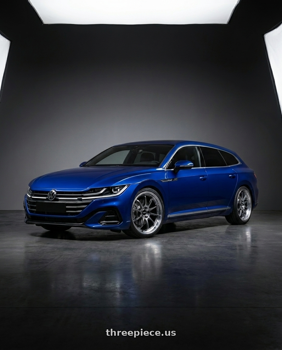 2023 VW ARTEON with Advan Racing RZ-DF2 5x112 19x9.5 +38 DIAMOND CUT & HYPER PLATINUM BLACK wheels