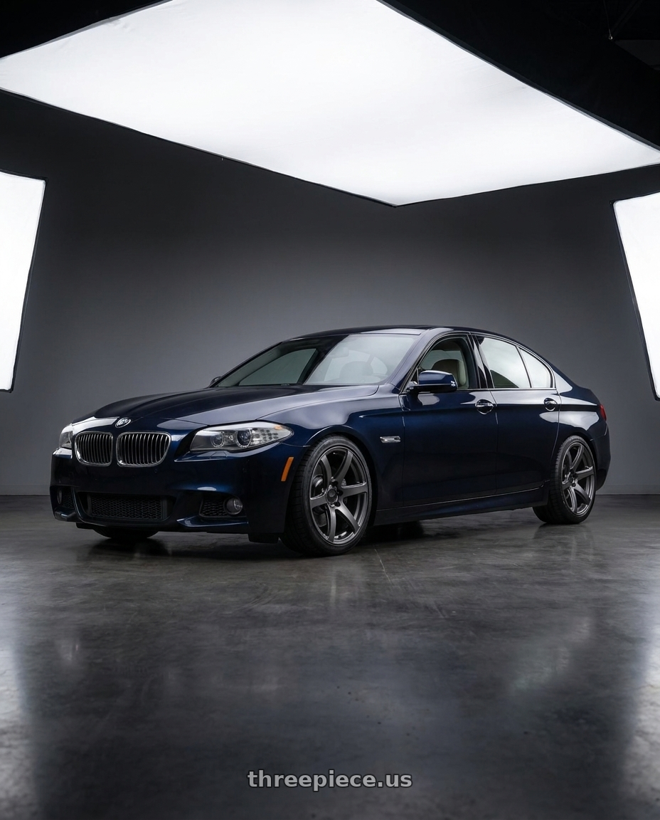 2012 BMW 535i with Enkei Cyclone 6x139.7 18x9+0 Matte Gunmetal wheels