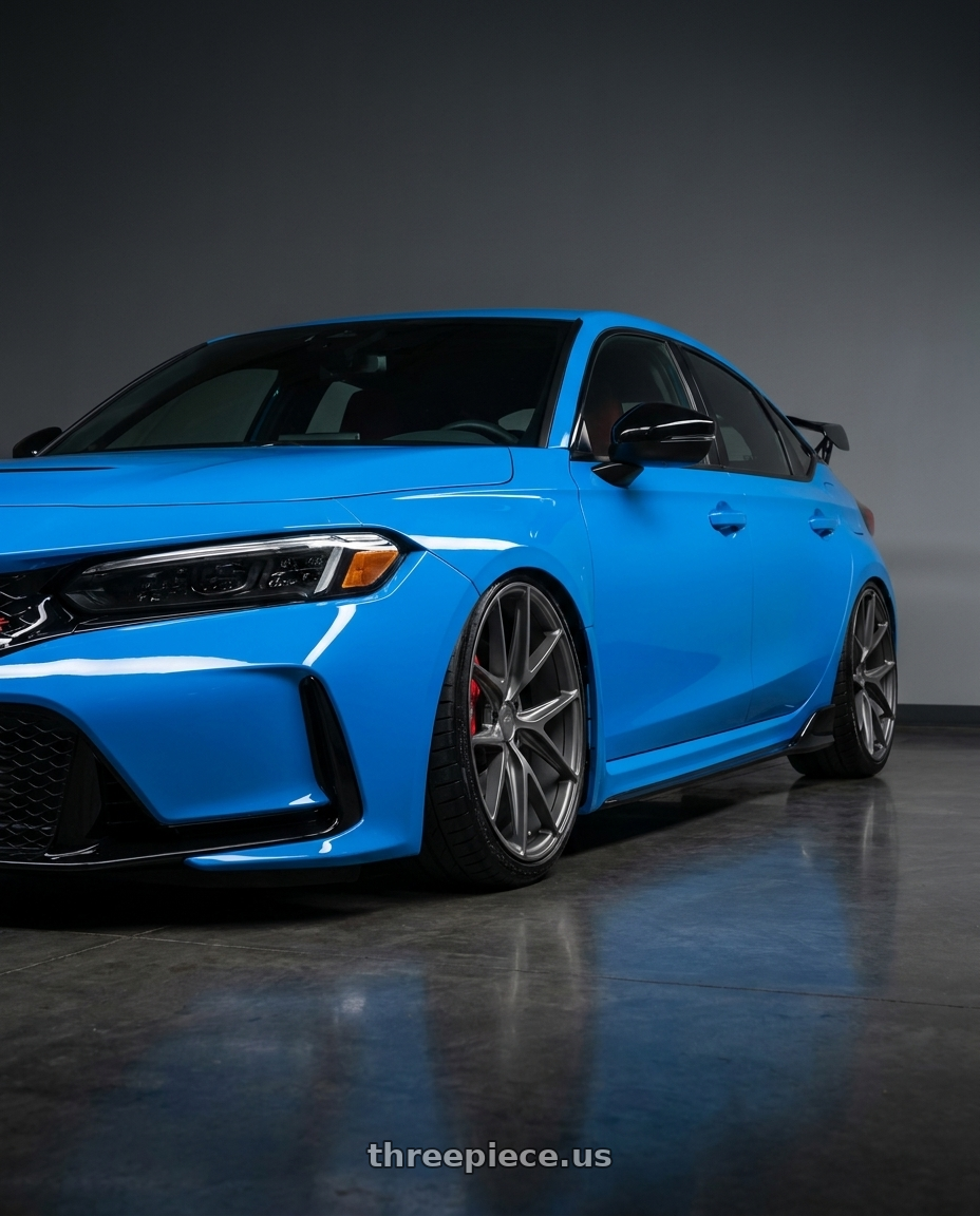2020 Honda Civic Type R with Niche 1PC M116 MISANO 5X120 19X9.5 +35 MATTE GUN METAL wheels