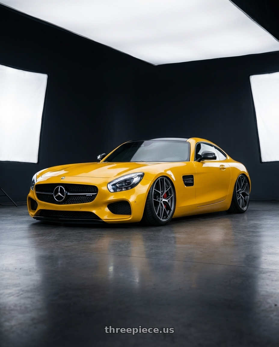 2019 Mercedes-Benz AMG GT with BBS CC-R 5x112 20x9.0+25 Graphite w/ Diamond Cut Face wheels