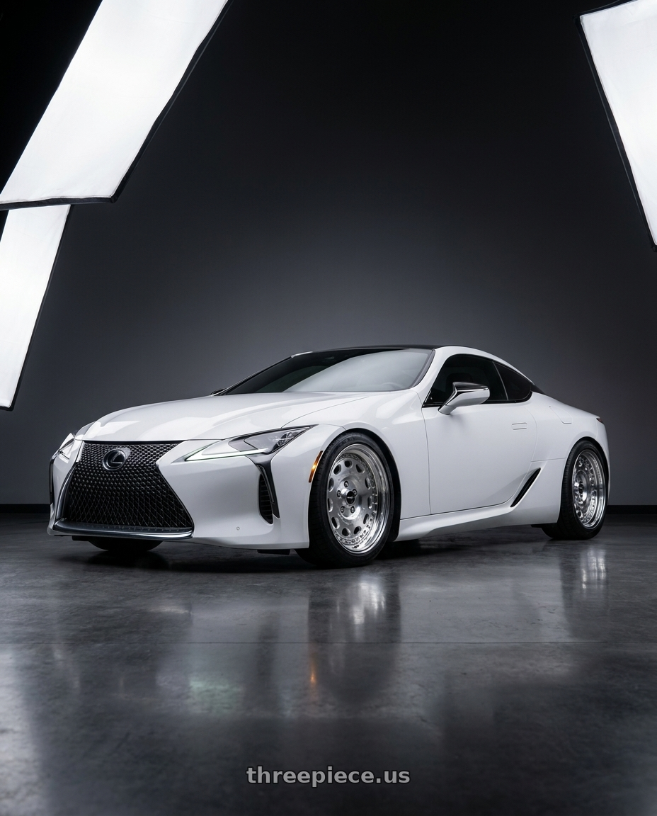 2018 lexus lc500 with Work Crag Galvatre 3P wheels