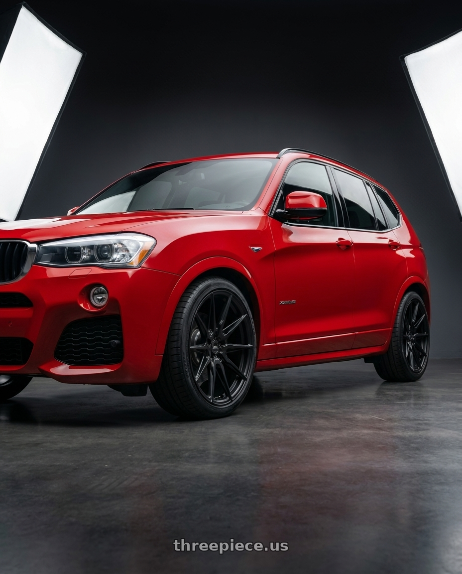 2017 x3 Msport with ADV.1 ADV5.0 5x120 20x9.5 +13 Satin Black wheels