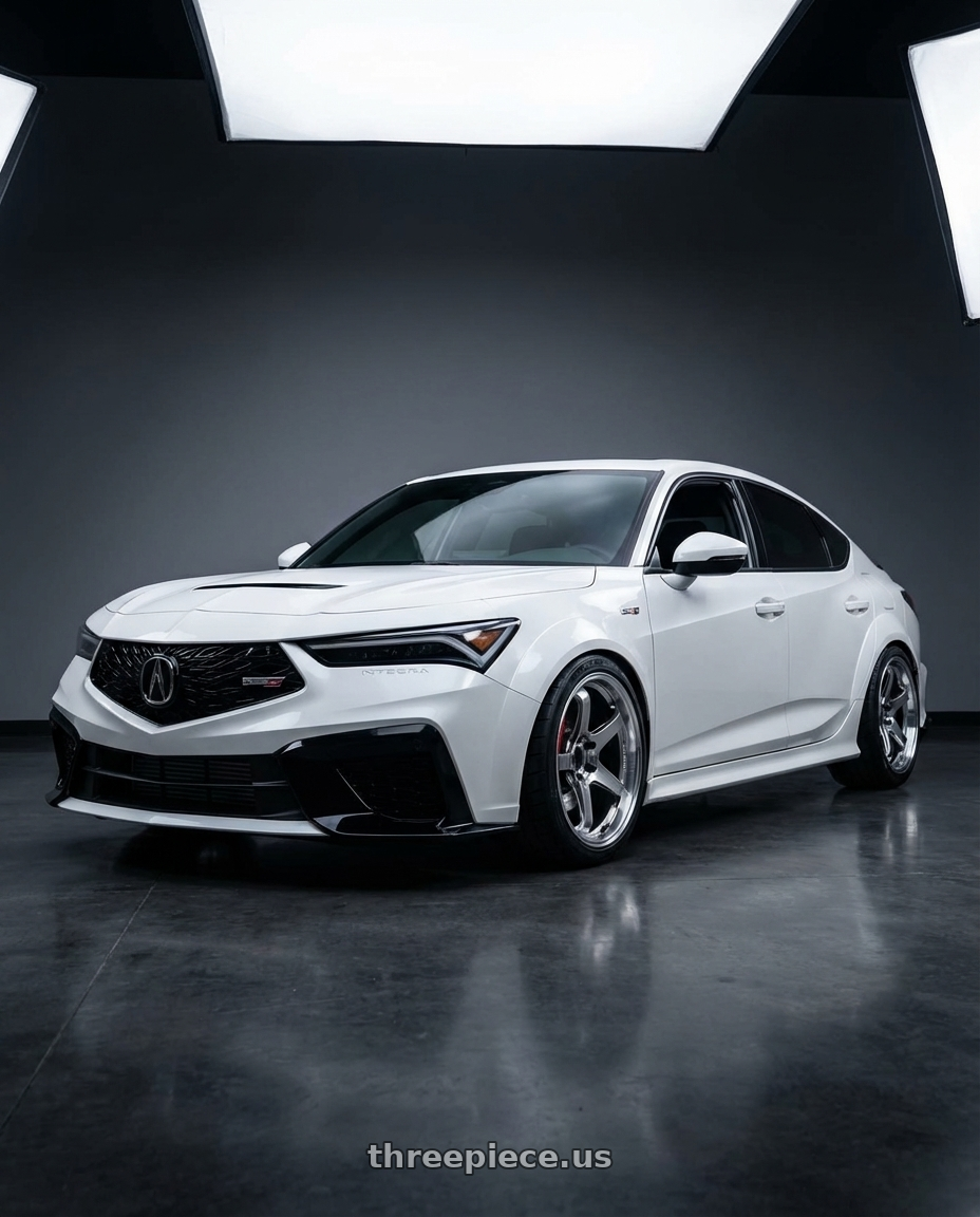 2024 Acura Integra Type S with Advan Racing GT BEYOND-R 5x120 18x10.5 +34 MACHINING & DIAMOND CUTTING wheels
