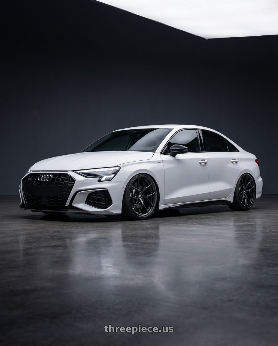 2024 Audi S3 8Y with BBS FI-R Evo 5x112 19x9.5+15 Satin Black wheels