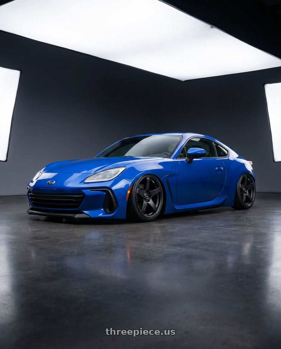 2024 Subaru BRZ with Ssr Gtv01 5x114.3 18x8+35  FLAT BLACK wheels