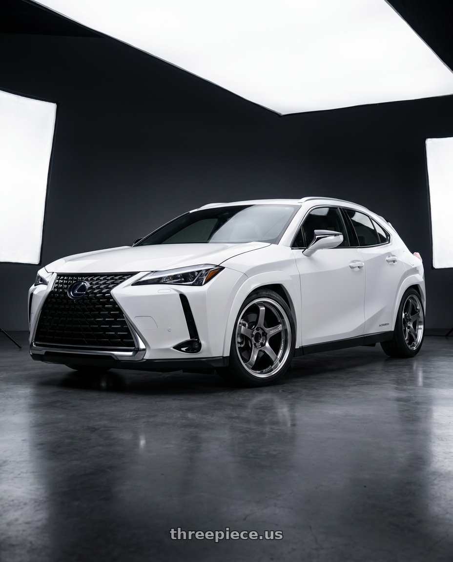 2026 Lexus UX300h with Advan Racing GT BEYOND 5x114.3 19x8.0 +44 MACHINING & HYPER PLATINUM BLACK wheels