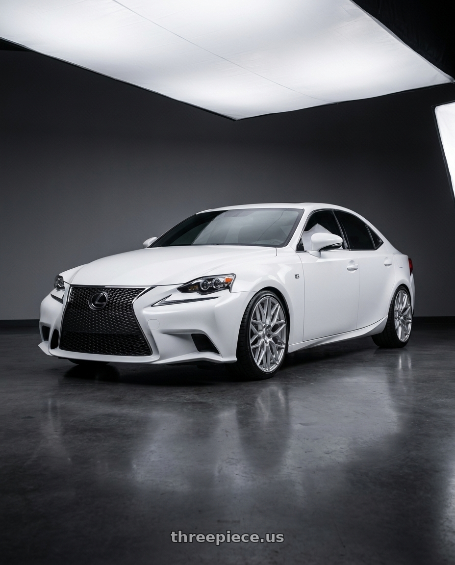 2016 lexus is with 1AV ZX12 5x114 19x8.5 +40 Silver wheels