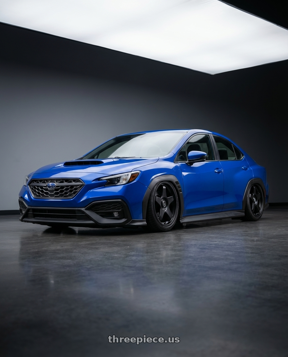 2024 Subaru WRX with fifteen52 CHICANE 5x114.3 / 5x120 19x8.5 +35 ASPHALT BLACK (SATIN BLACK) wheels