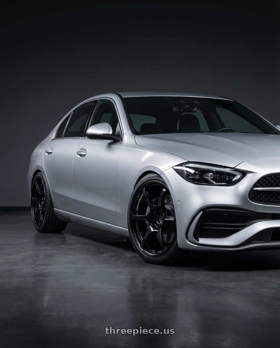 2022 Mercedes-Benz C-Class W206 with Advan RGIII 5x112 19x8.5+45 Gloss Black wheels