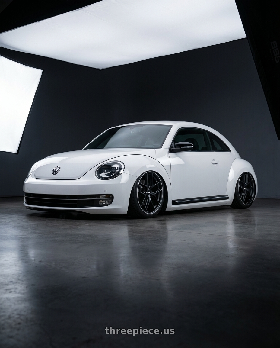 2016 Volkswagen Beetle Turbo with BBS CC-R 5x112 19x8.0+27 Satin Black wheels