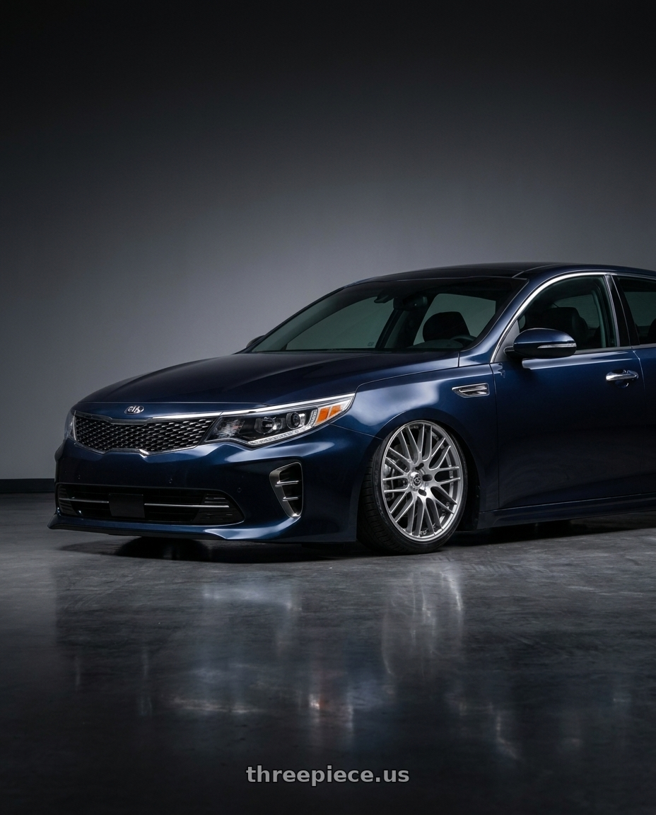 2017 Kia optima gt gravity blur with Enkei EKM3 442 5x120 18x8+42 Hyper Silver wheels