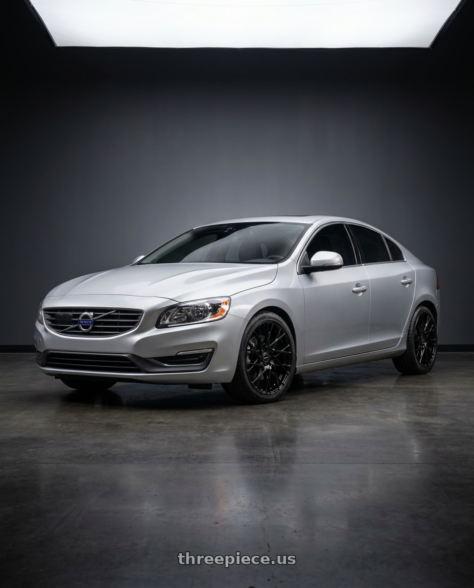 2017 volvo s60 with Motiv 430B Maestro 5X108/5x114.3 20x8.5 +40 GLOSS BLACK wheels