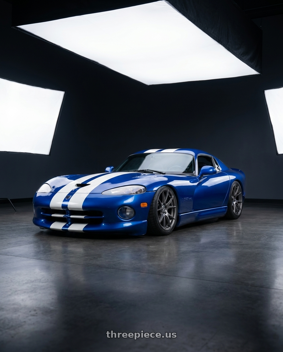 1997 dodge viper with Forgestar CF5V 6x114.3 19x13 +62 Gloss Anthracite wheels