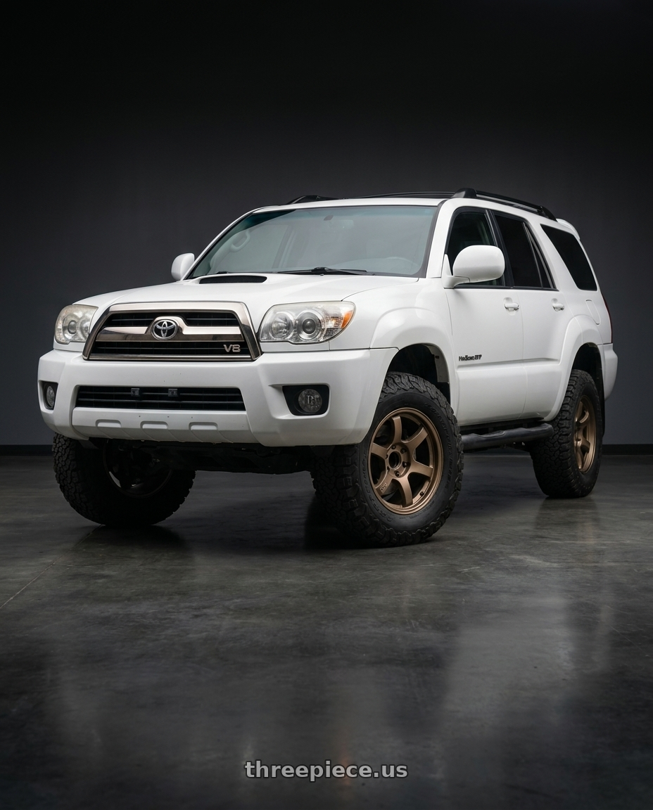 2006 Toyota 4runner sport edition with Gram Lights 57DR-X 6x139.7 17x8.5 +0 BRONZE 2 wheels