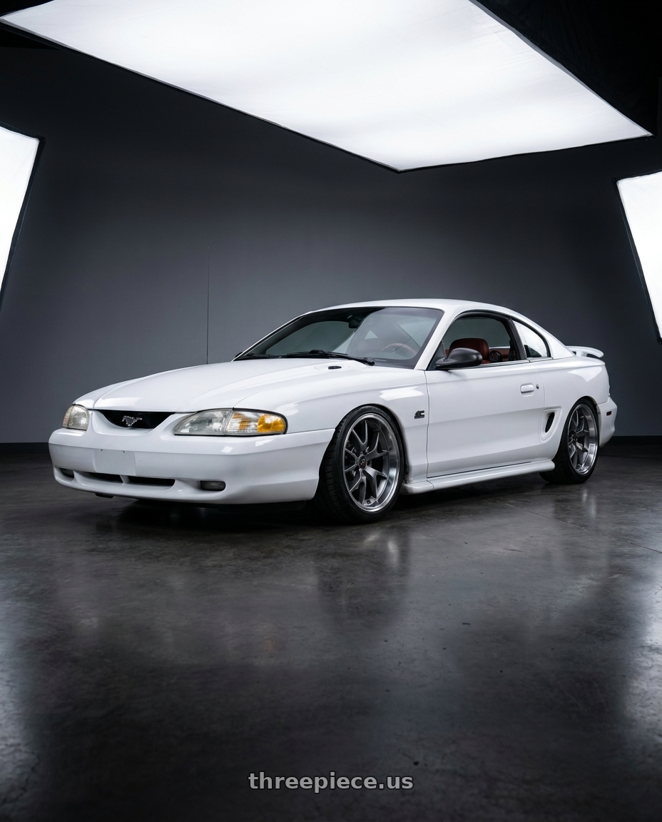 1994 FORD MUSTANG GT with OE Wheels FR05B 5x114.3 18x10+22 Gunmetal wheels