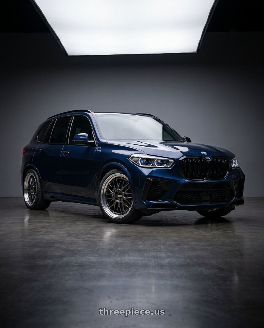 2019 bmw x5 with BBS LM 5x112 21x10.0+40 Diamond Black wheels