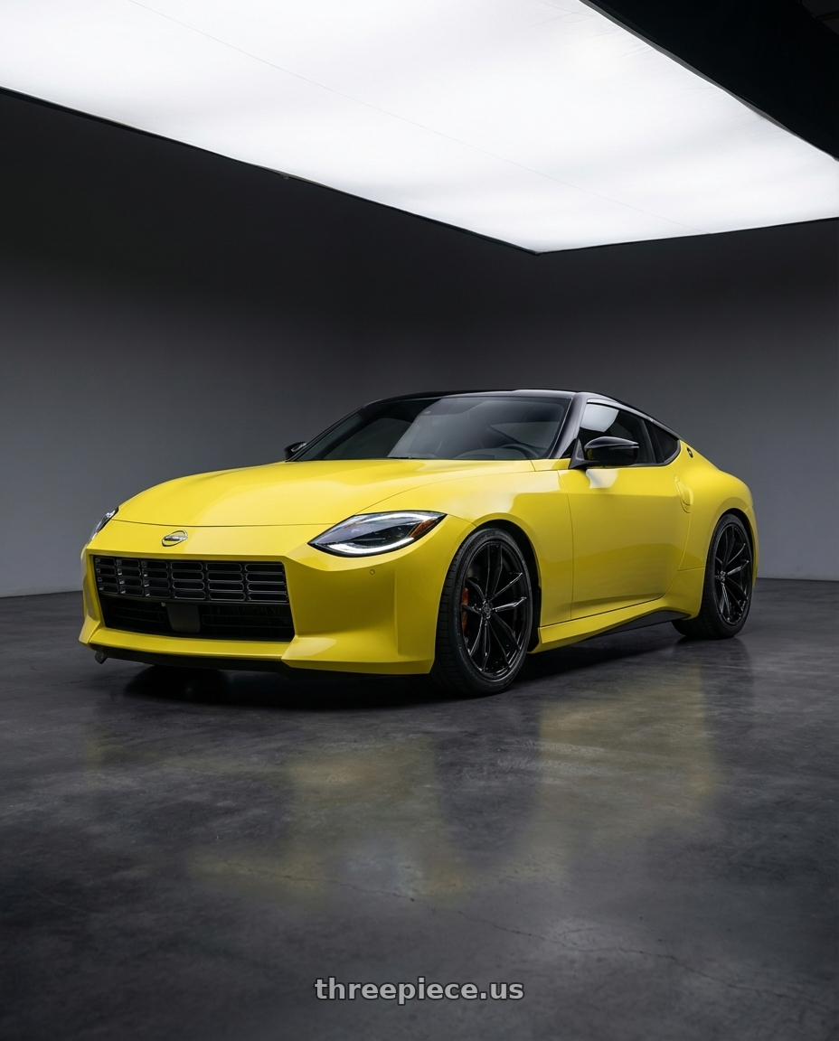 2024 Nissan Z with Avant Garde Wheels M520R 5X114.3 19x8.5 +35 Gloss Black wheels