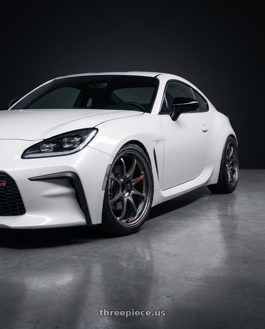 2026 Toyota gr86 with Volk Racing CE28N-PLUS SL 5x100 18x8.5+44 Pressed Graphite wheels