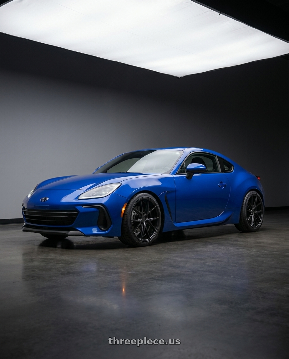 2024 Subaru BRZ with Niche 1PC M117 MISANO 5X114.3 18X9.5 +40 MATTE BLACK wheels