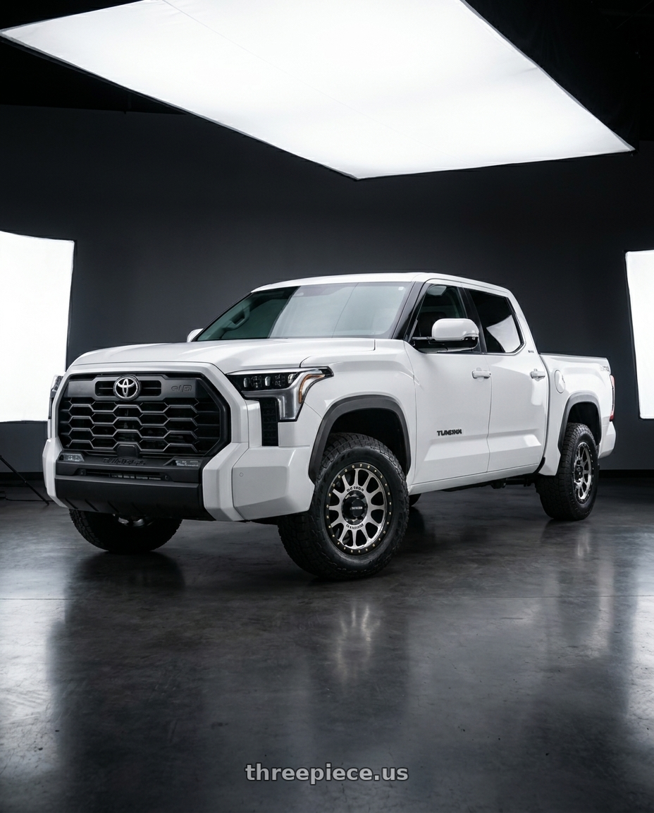 2022 Toyota Tundra Limited with Method Race Wheels 305MB NV 6x139.7 17x8.5 +0 MACHINED - MATTE BLACK LIP wheels