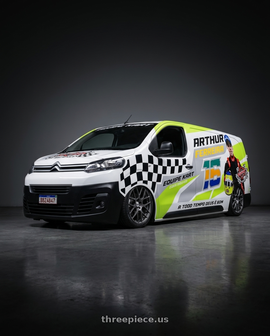 2018 citroen jumpy adesivada with TSW NURBURGRING 5X114.3 17X7.5 +45 MATTE GUNMETAL wheels