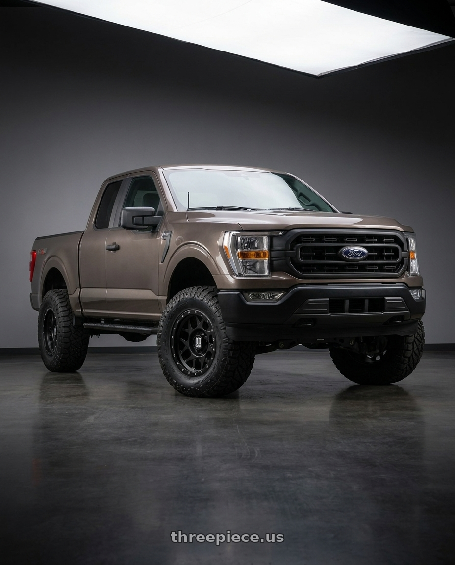2019 Ford F-150 with XD XD127 BULLY 6X135 20X9 +18 SATIN BLACK WITH REINFORCING RING wheels