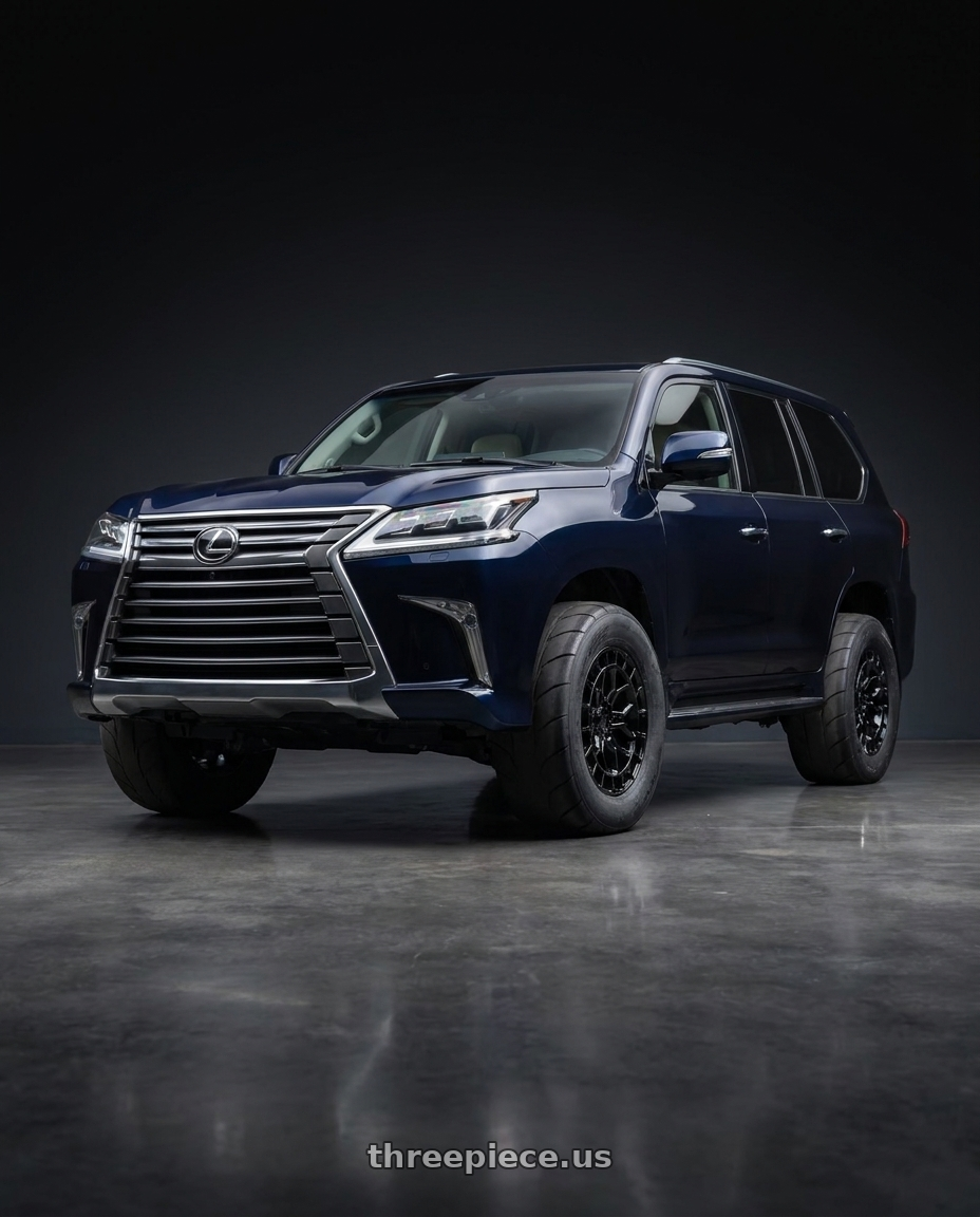 2026 lexus lx with MTX Gangstar Gloss Black 20x9in / 6x139.7 BP / 18mm Offset / 106.1mm Bore - X301GB-29060+18 wheels