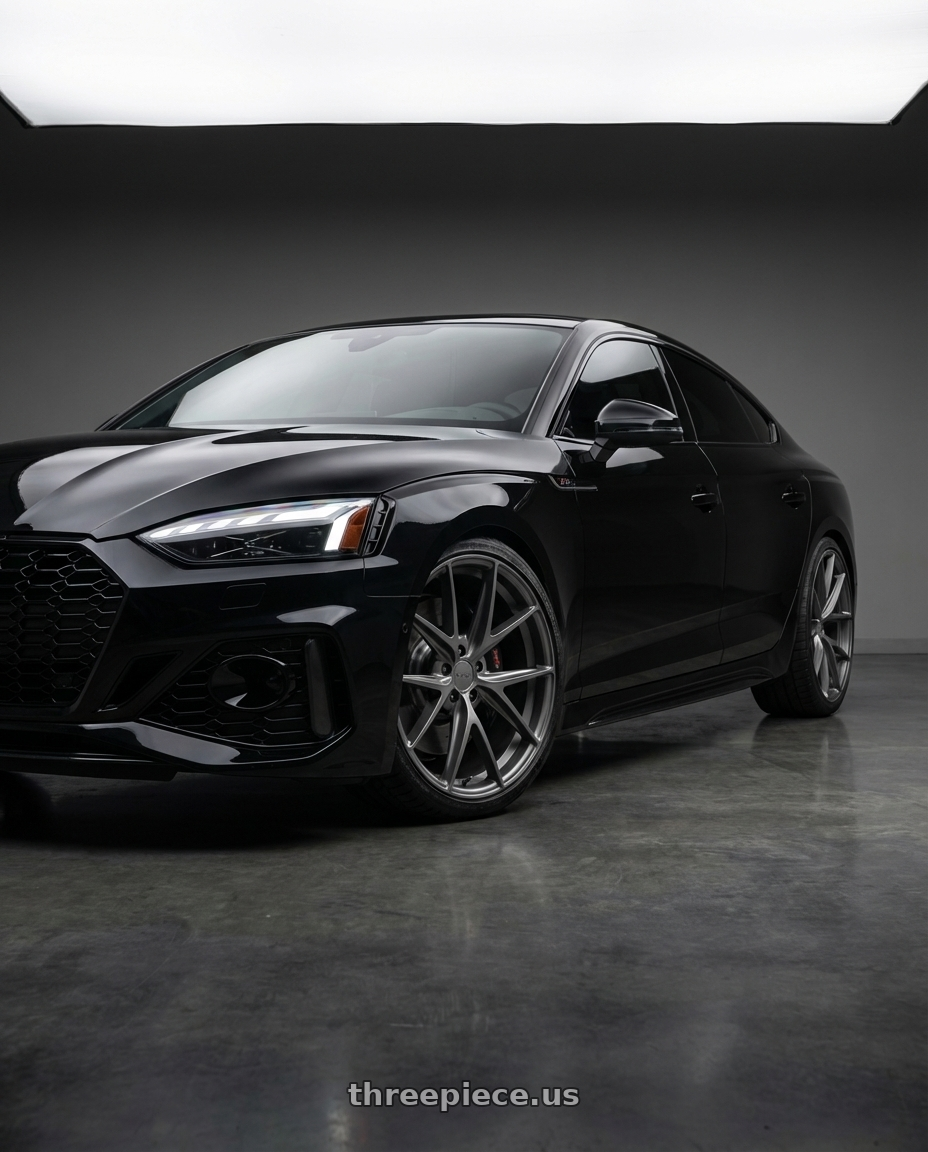 2022 Audi RS5 with Niche 1PC M116 MISANO 5X112 20X9 +26 MATTE GUN METAL wheels