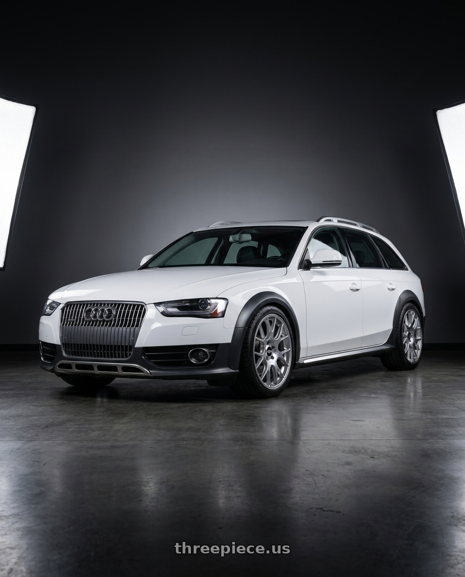 2016 Audi allroad with BBS CH-R 5x130 19x8.5 +51 Brilliant Silver Polished Rim Protector wheels