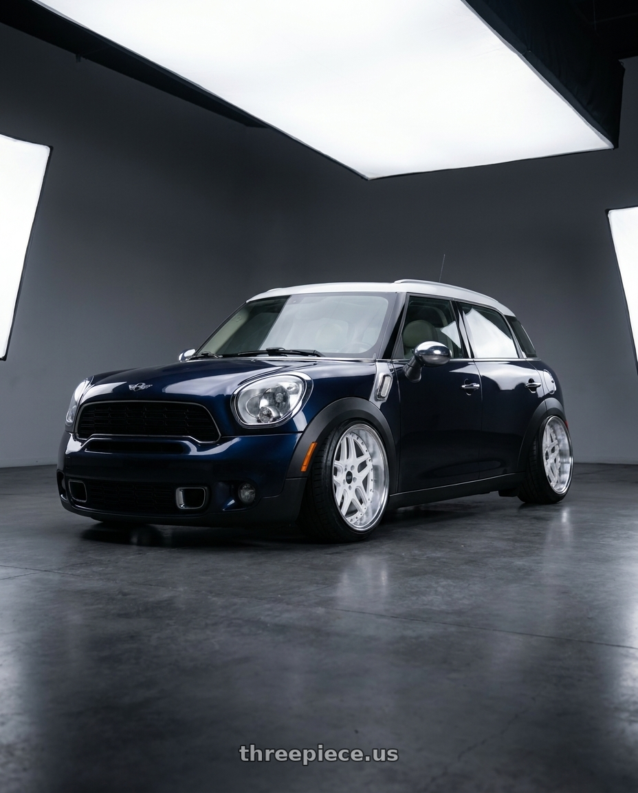 2012 Mini Countryman with ESR Wheels CS SERIES CS15 5x108 19x10.5 +22 Gloss White wheels