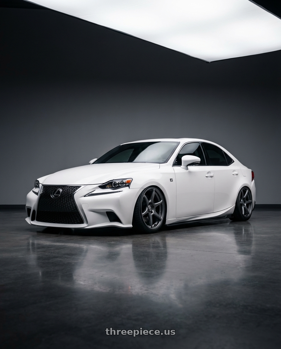 2018 Lexus IS 350 F Sport with Kansei K11G Tandem 5x114.3 19x9.5 12 Gunmetal wheels