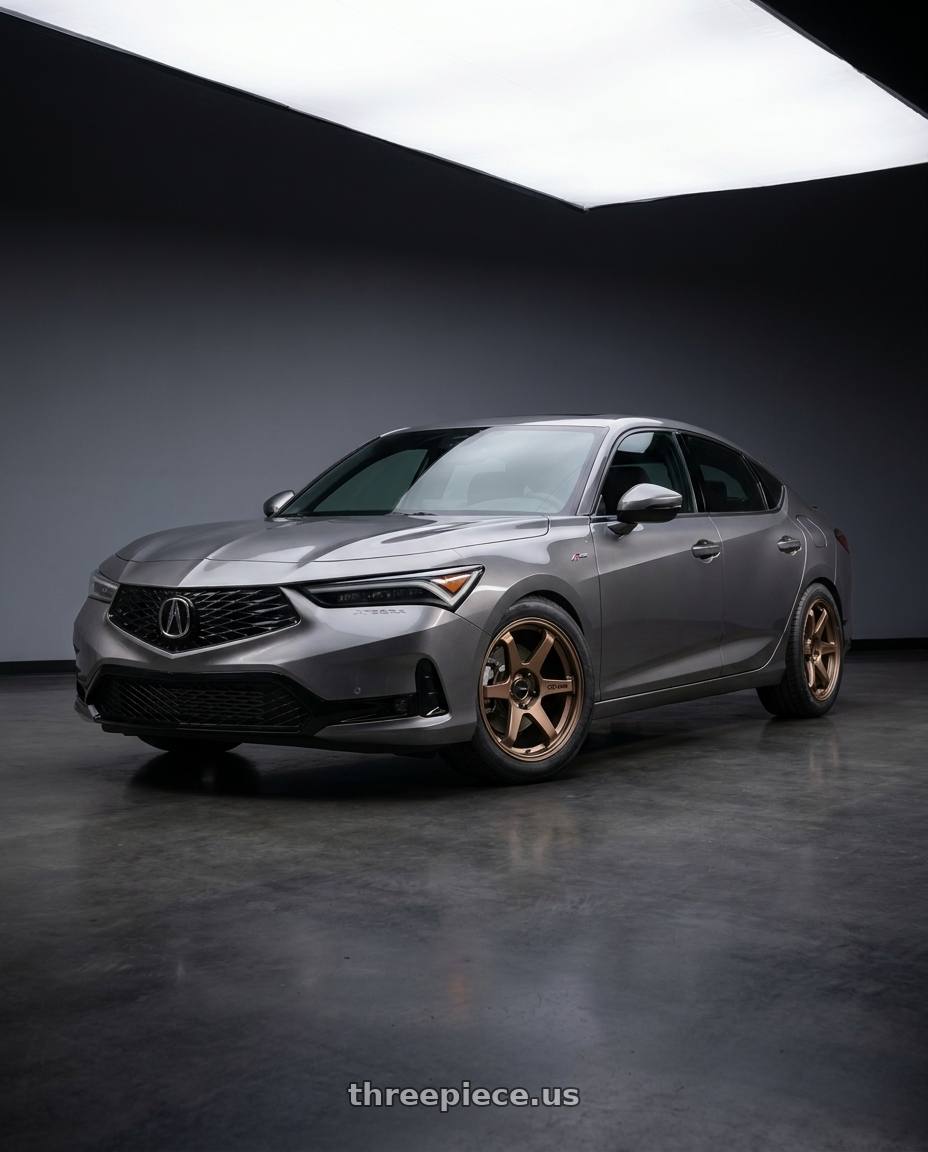 2023 Acura Integra A spec with Enkei T6R 5x114.3 18x9.5+38 Copper wheels