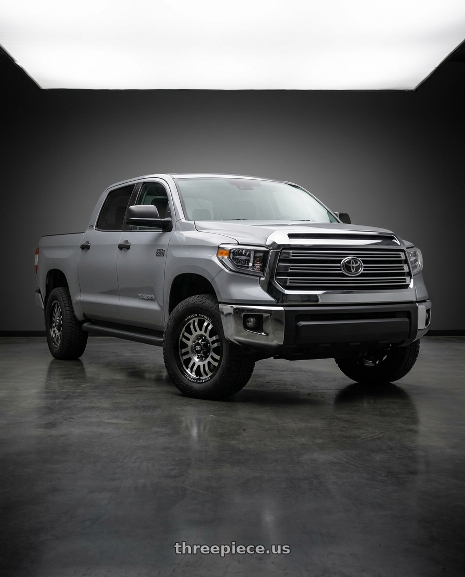 2021 Toyota Tundra 1794 Edition with Vision Off-Road 409 Inferno 5x150 17x8.5+0 Gloss Black Machined Face wheels