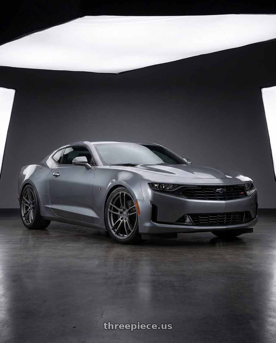 2021 Chevrolet Camaro SS with American Racing AR941 MACH FIVE 5X120 20X10 +22 GRAPHITE wheels