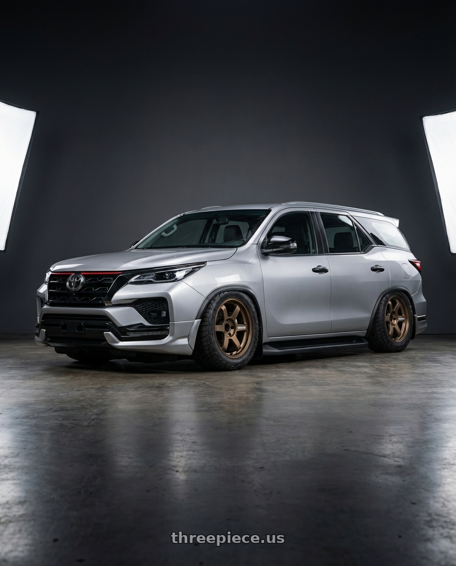 2022 Toyota Fortuner with Volk Racing TE37 Progressive Model 6x139.7 18x9+0 Large PCD wheels