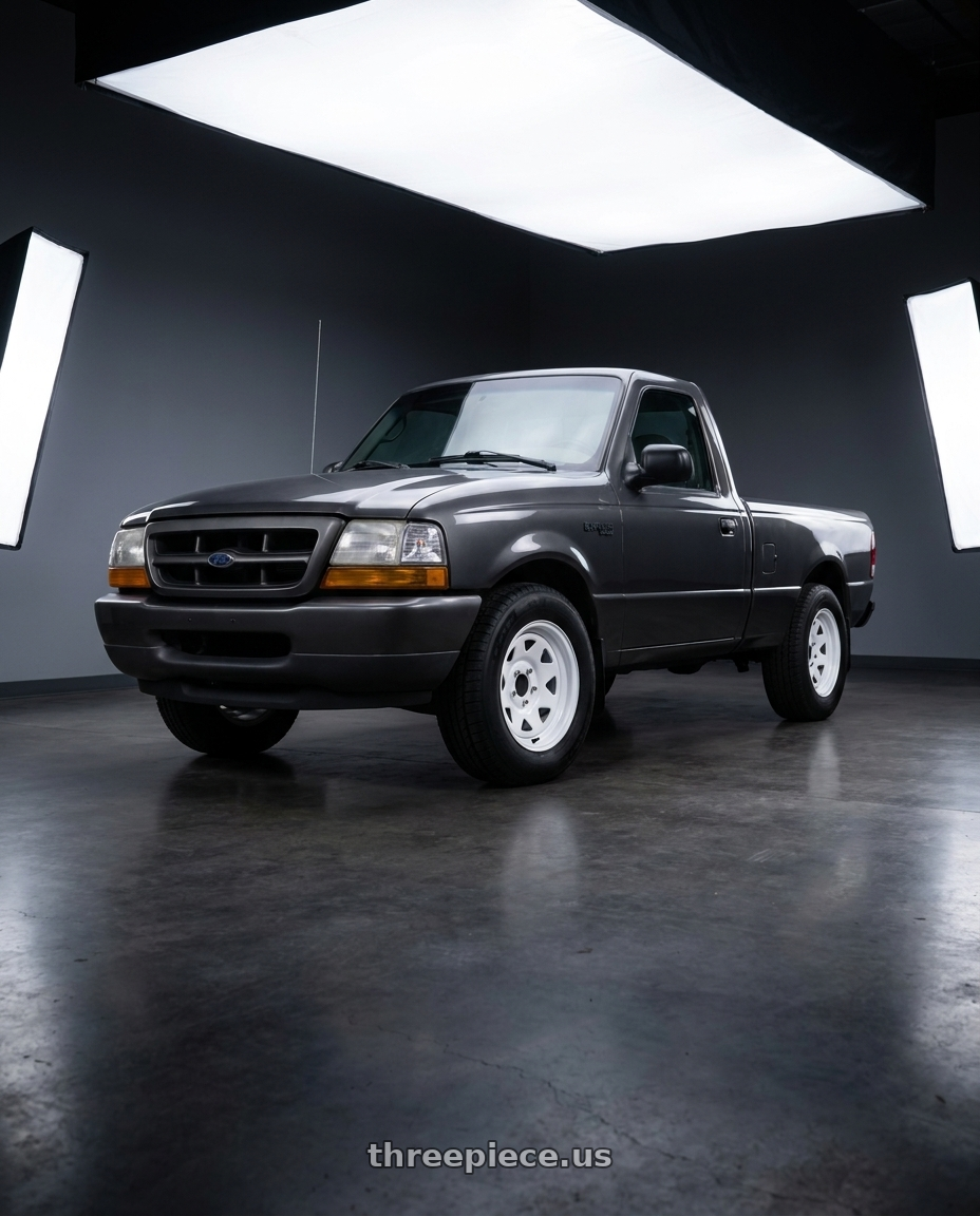2000 ford ranger ev with Pacer Trailer 310W White Spoke Trailer 5x114.3 15x6 +0 White wheels