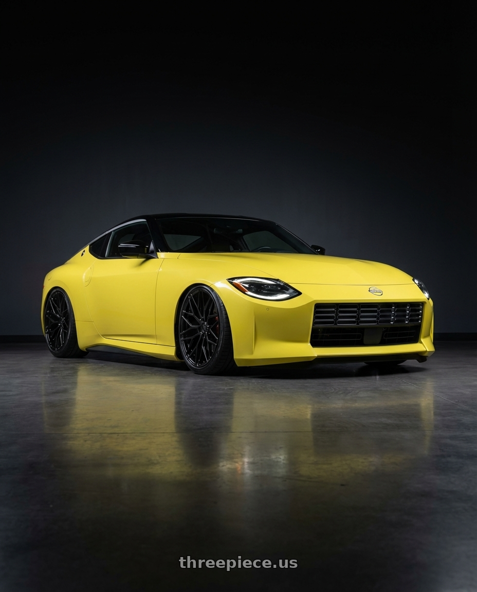 2024 Nissan Z with Avant Garde Wheels M520R 5X114.3 19x9.5 +40 Gloss Black wheels