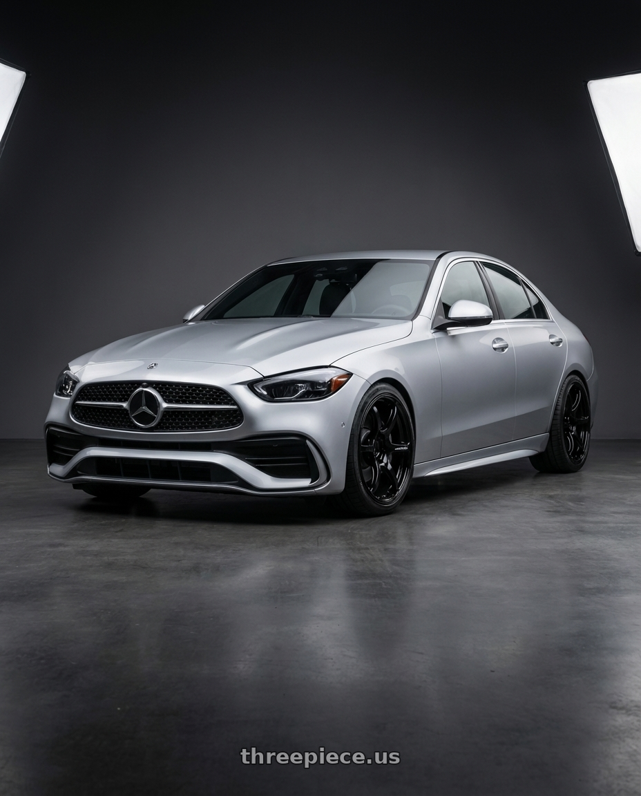 2022 Mercedes-Benz C-Class W206 with Advan RGIII 5x112 19x8.5+45 Gloss Black wheels