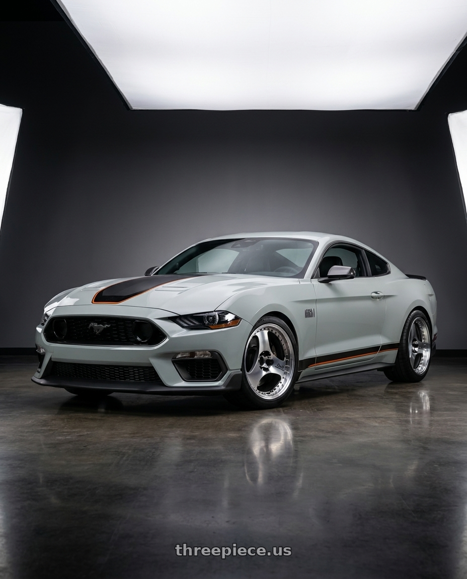 2021 Ford Mustang Mach 1 with Advan Racing ONI2 PROGRESSIVE 5x114.3 20x9.0 +30 MACHINING & DIAMOND CUT wheels