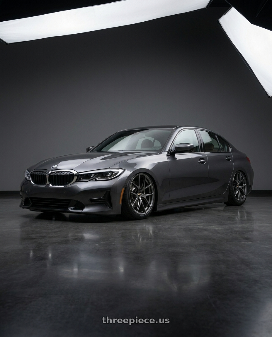 2022 Bmw g20320i with BBS FI-R 5x114.3 20x8.5+51.5 Gloss Graphite wheels