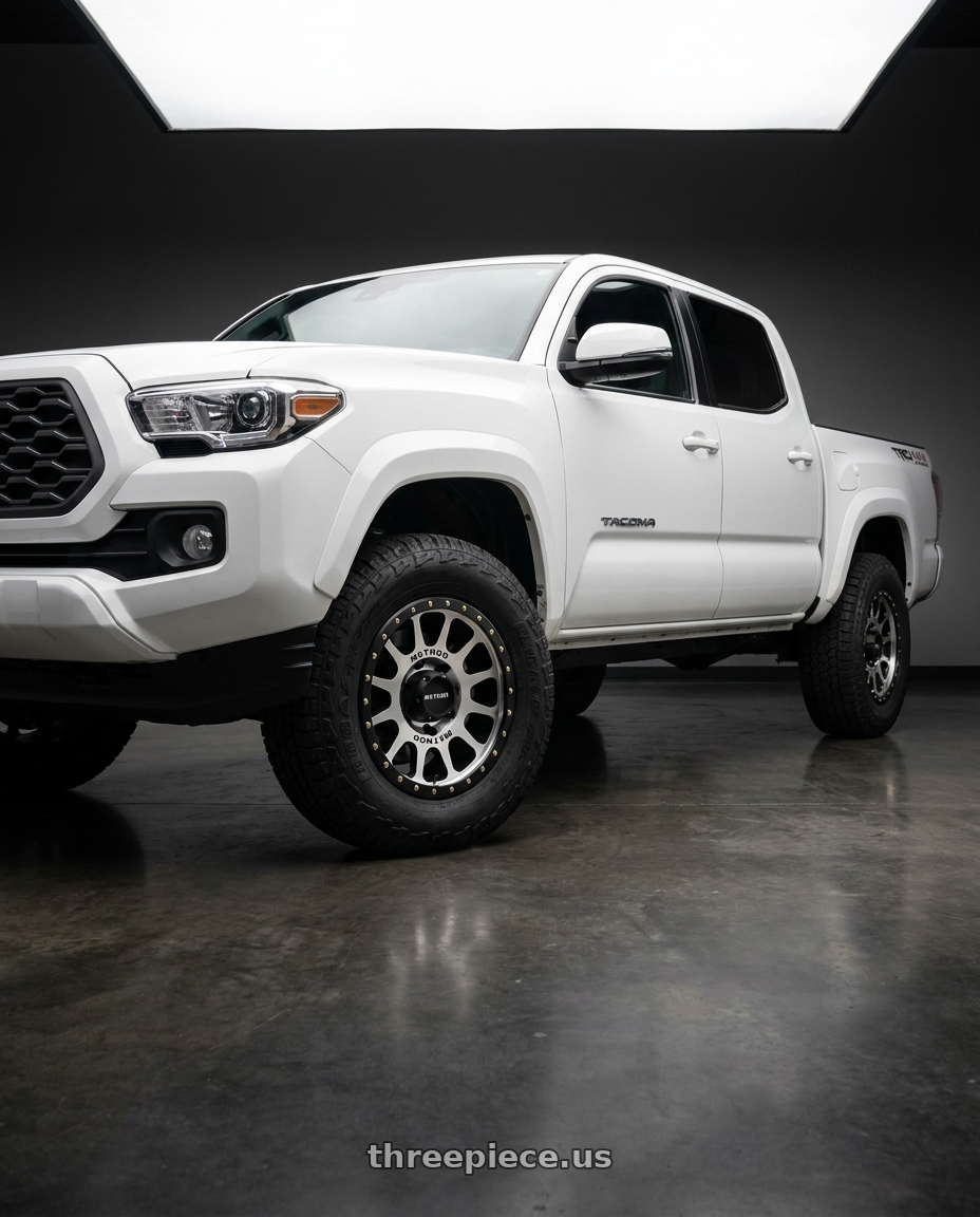 2022 Toyota Tacoma Limited with Method Race Wheels 305MB NV 6x139.7 17x8.5 +0 MACHINED - MATTE BLACK LIP wheels