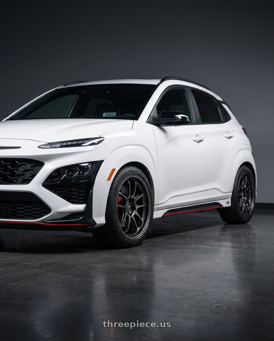 2022 Hyundai Kona N  with Enkei PF01EVO 5x114.3 18x9+45 SBK wheels