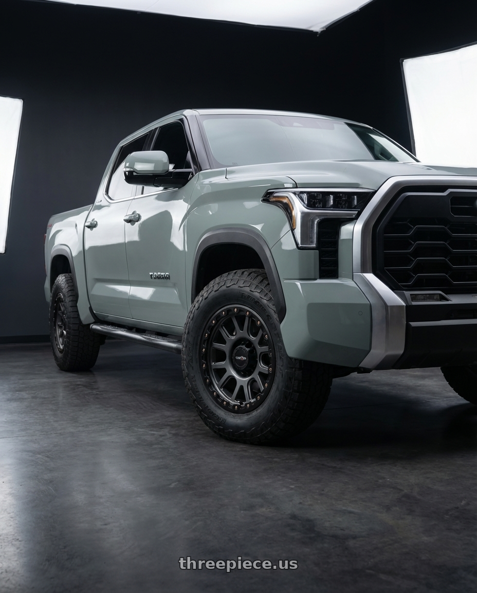 2018 Toyota Tundra with Vision Off-Road 111 Nemesis 5x150 20x9+18 Gunmetal wheels