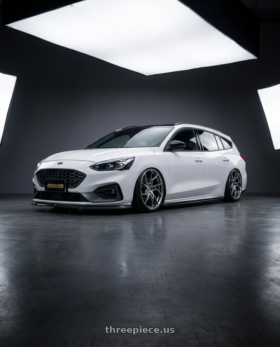 2020 ford focus st wagon with Advan Racing RZ-DF2 5x114.3 19x9.0 +35 DIAMOND CUT & HYPER PLATINUM BLACK wheels