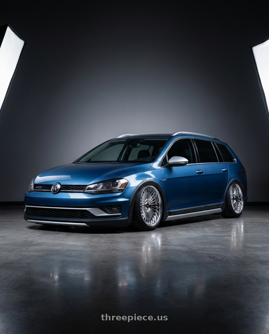 2017 Volkswagen Golf Alltrack with Work Emitz wheels