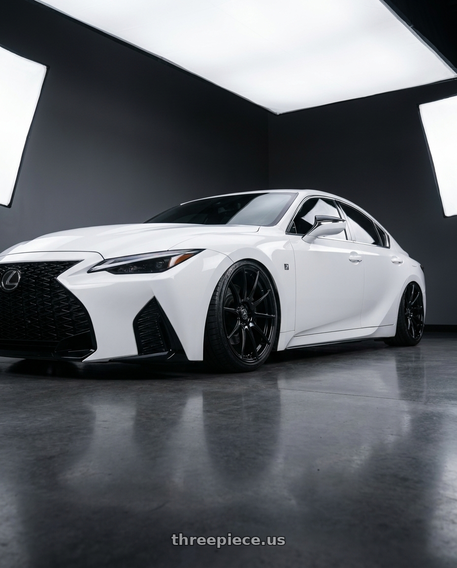 2018 Lexus IS 350 F Sport with Forgestar CF10 5x114.3 19x9 +35 Gloss Black wheels