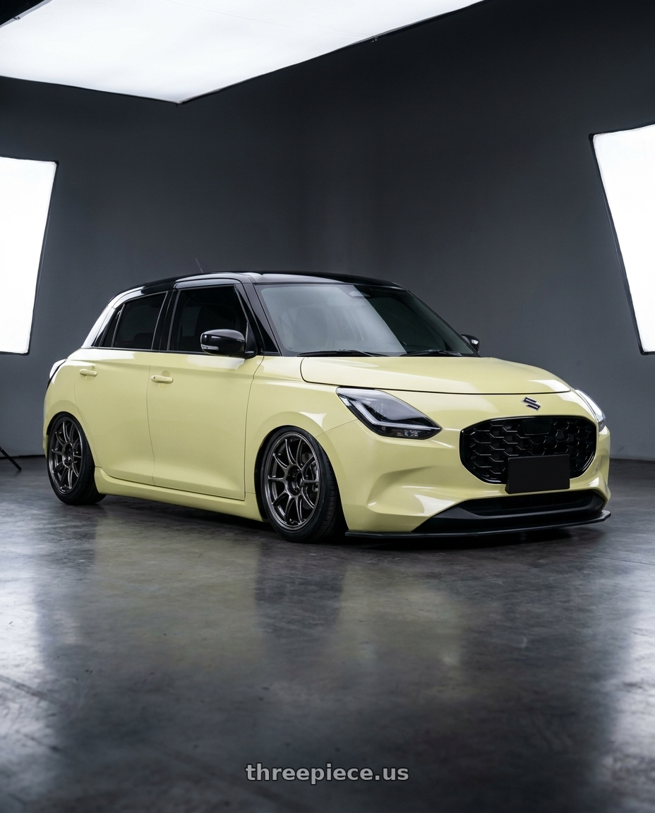 2026 Suzuki swift with WedsSport TC105X 4x100 16x7.0+36 EJ Titan wheels